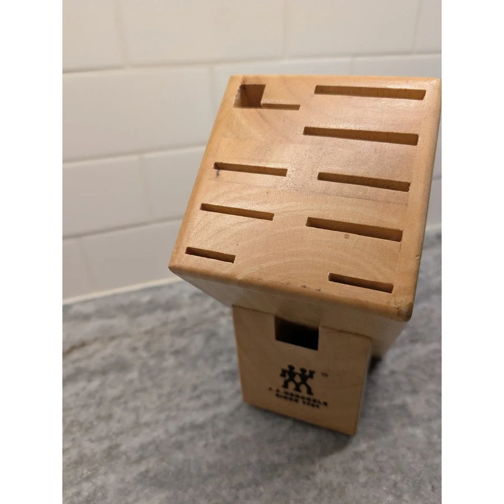 J.A.‎ Henckels Natural Wood Knife Block